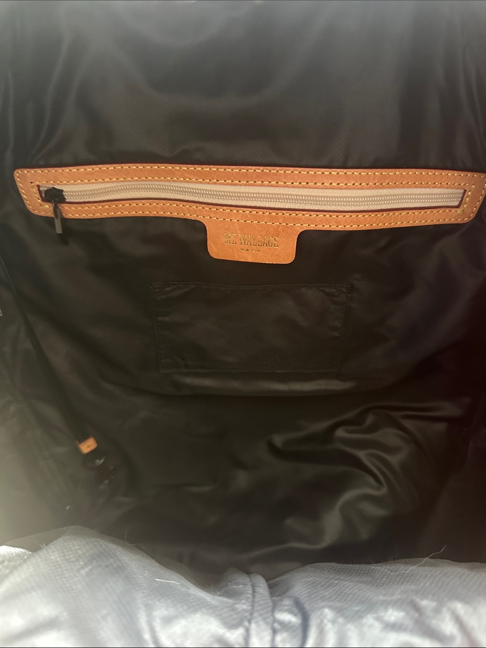 MZ Wallace Black Quilted Patent Backpack with Leather Pulls - Relisted - Picture 3 of 8